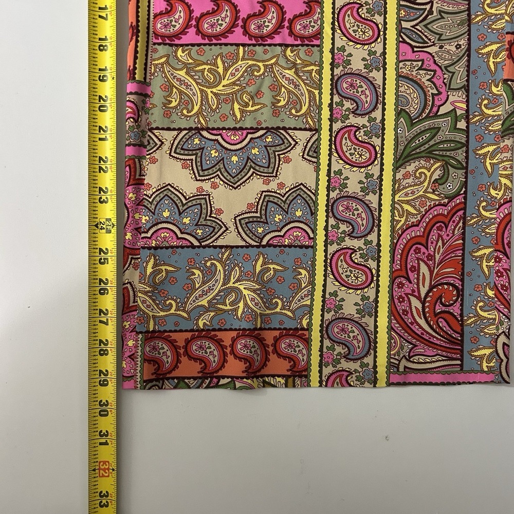 Boden Pants Patchwork Paisley Wide Leg Multicolor Women's US12/UK16 - Picture 12 of 12